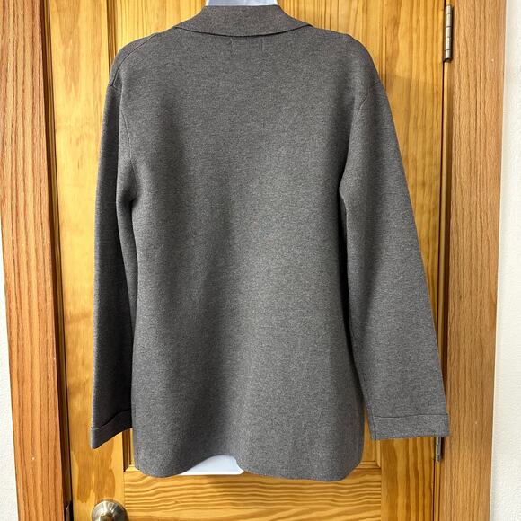 New! Becool Women’s USA S/M Long Sleeve Sweater Cardigan Made of Viscose in Gray - Picture 9 of 15